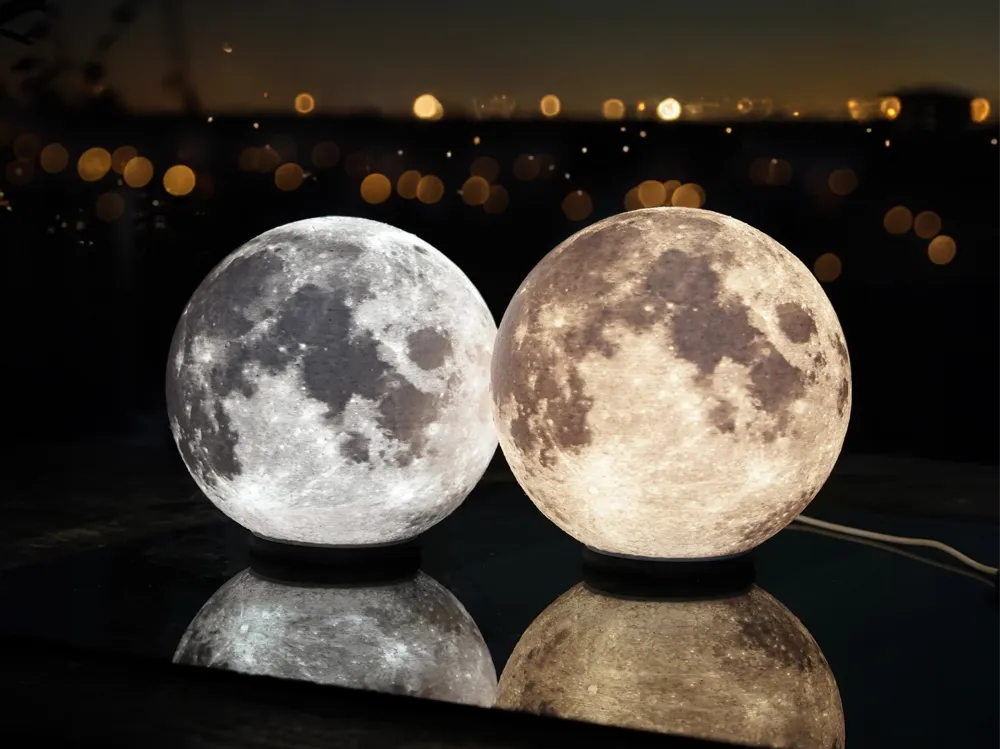 چراغ ماه سه‌بعدی | Moonlight Globe