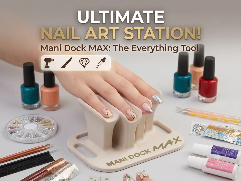 استند مانیکور و طراحی ناخن | Mani Dock Max