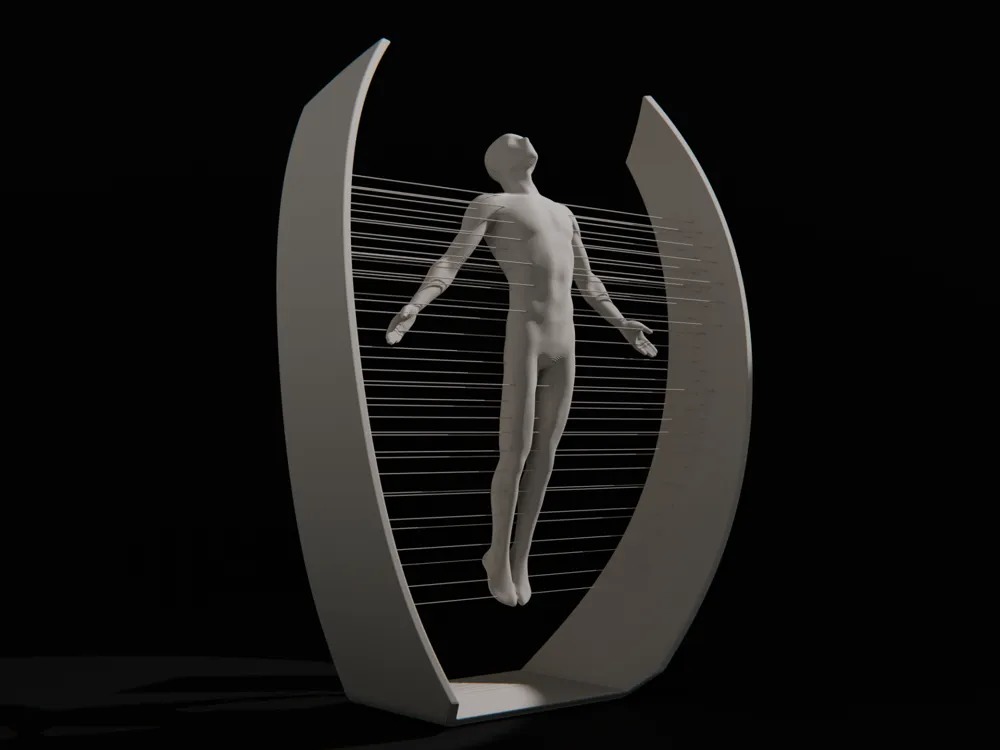 مجسمه معلق انسان | Ascension Sculpture